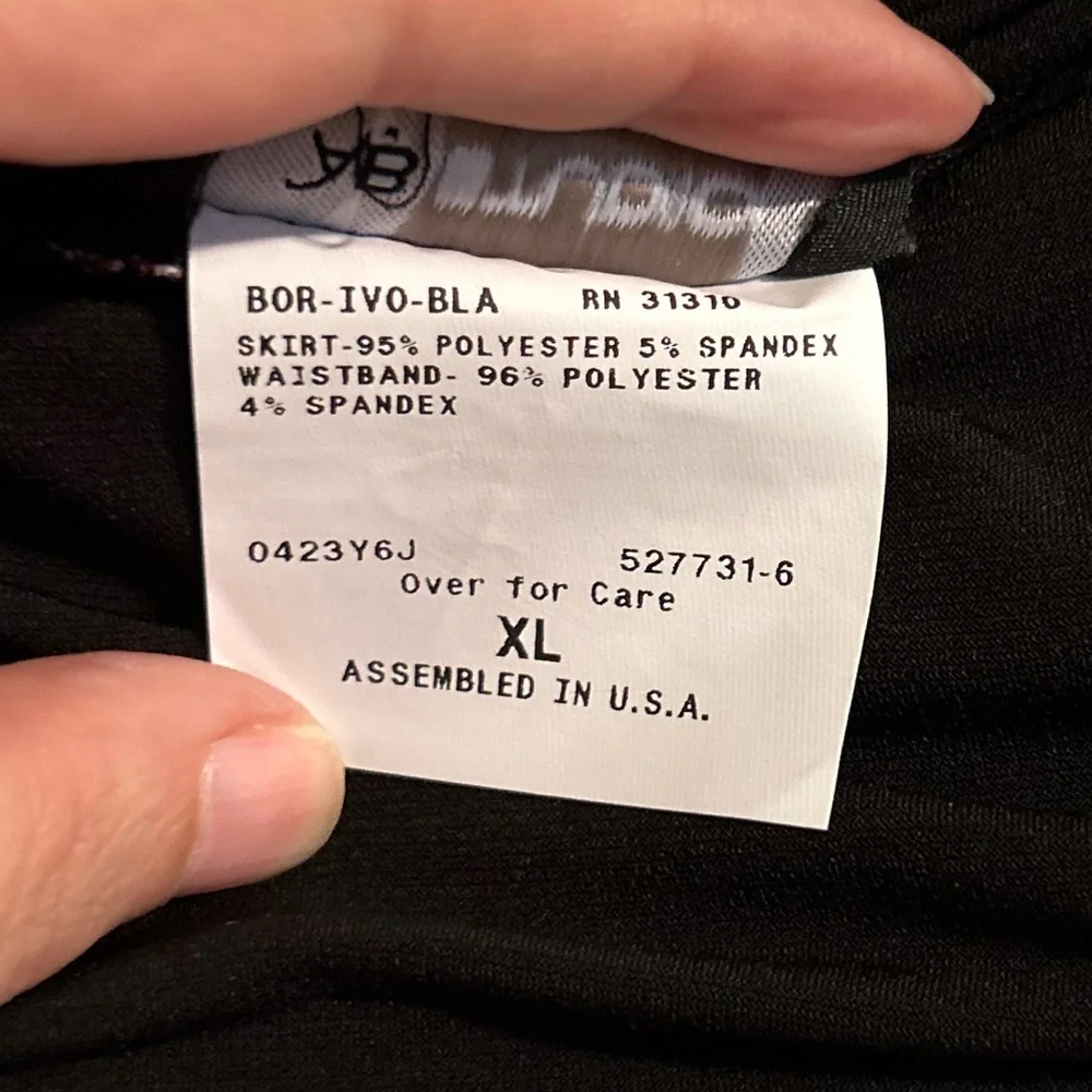 NWT AB Studio Women’s Chevron Maxi Skirt, Size XL - Picture 4 of 5
